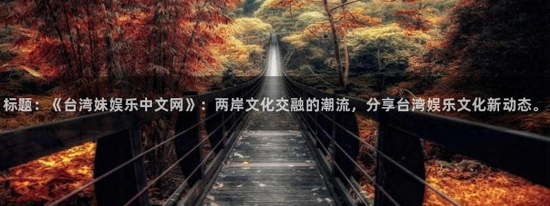壹号大舞台怎么注册：标题：《台湾妹娱乐中文网》：两岸文化交融的潮流，分享台湾娱乐文化新动态。